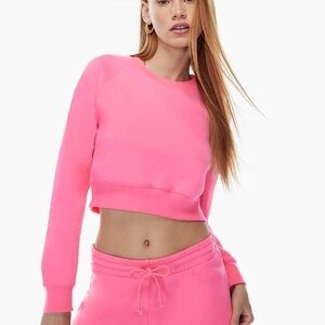 Aritzia Pink Tracksuit Set